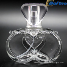 50ml Custom Design Refillable Empty Fancy Perfume Glass Bottle With Sprayer pump